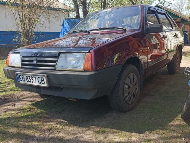 Красный ВАЗ 21099, объемом двигателя 1.6 л и пробегом 170 тыс. км за 2386 $, фото 1 на Automoto.ua