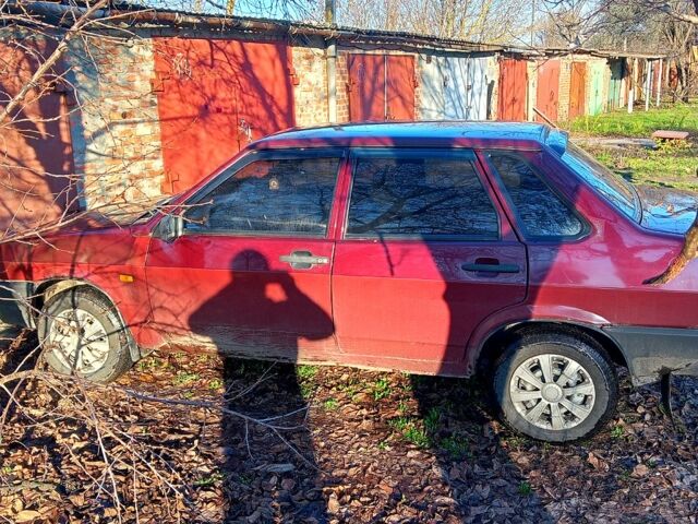 Червоний ВАЗ 21099, об'ємом двигуна 1.6 л та пробігом 251 тис. км за 1300 $, фото 1 на Automoto.ua