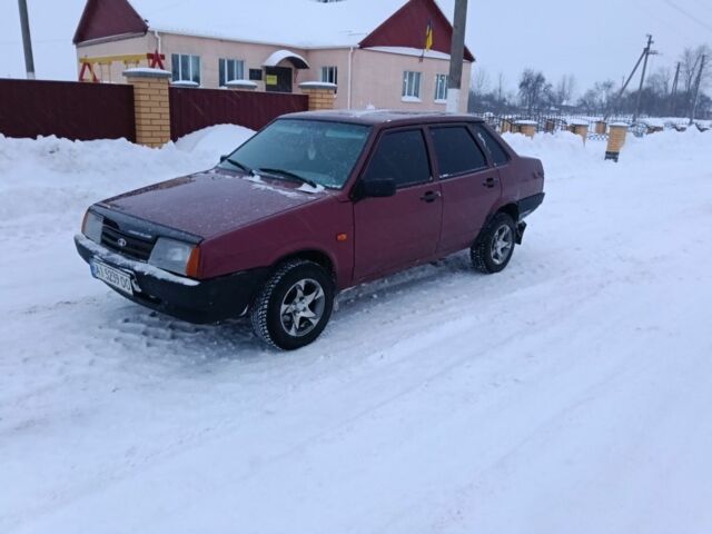 Красный ВАЗ 21099, объемом двигателя 1.6 л и пробегом 125 тыс. км за 1750 $, фото 1 на Automoto.ua