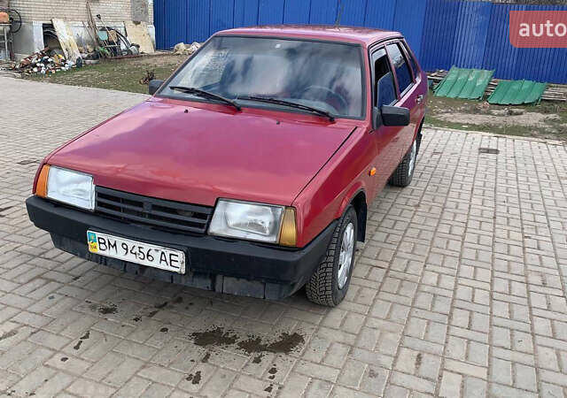 Красный ВАЗ 21099, объемом двигателя 1.6 л и пробегом 270 тыс. км за 1199 $, фото 1 на Automoto.ua