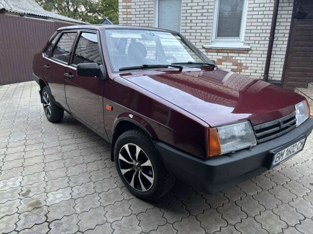 Красный ВАЗ 21099, объемом двигателя 1.5 л и пробегом 145 тыс. км за 3000 $, фото 1 на Automoto.ua