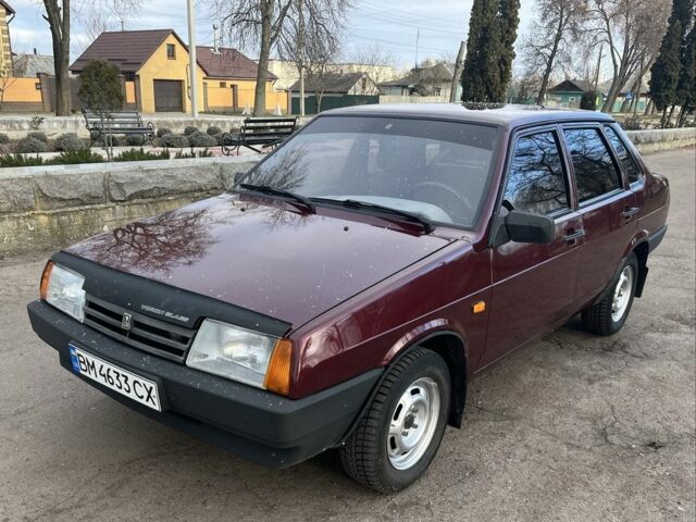 Красный ВАЗ 21099, объемом двигателя 1.6 л и пробегом 57 тыс. км за 3499 $, фото 1 на Automoto.ua