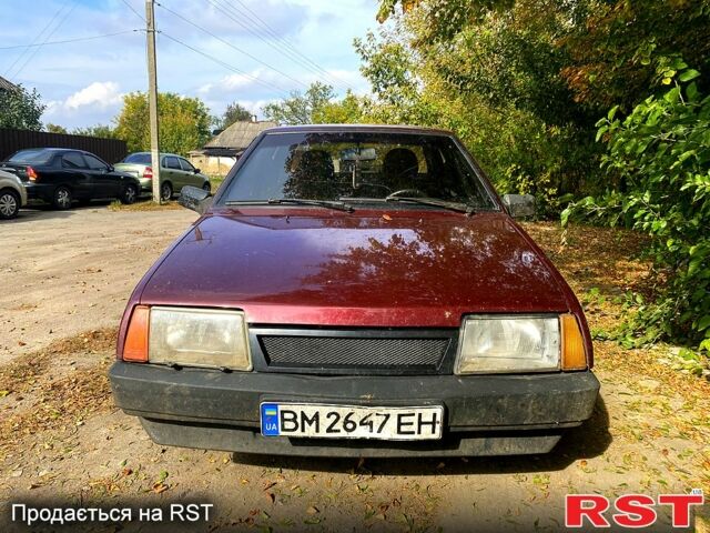 Красный ВАЗ 21099, объемом двигателя 1.6 л и пробегом 192 тыс. км за 1000 $, фото 1 на Automoto.ua