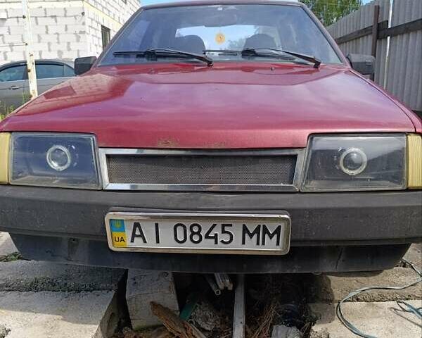 Красный ВАЗ 21099, объемом двигателя 1.6 л и пробегом 236 тыс. км за 1300 $, фото 1 на Automoto.ua