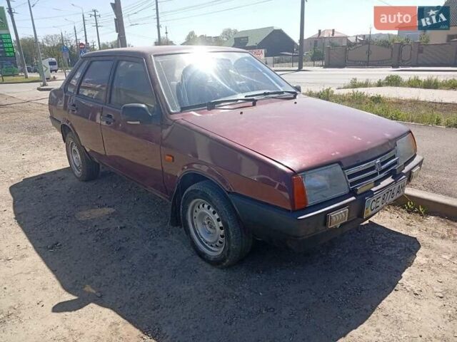 Красный ВАЗ 21099, объемом двигателя 1.5 л и пробегом 130 тыс. км за 2160 $, фото 1 на Automoto.ua