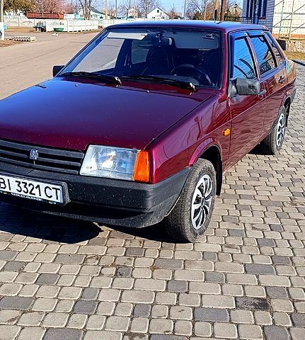 Красный ВАЗ 21099, объемом двигателя 1.6 л и пробегом 0 тыс. км за 2350 $, фото 1 на Automoto.ua