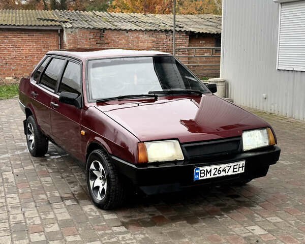 Красный ВАЗ 21099, объемом двигателя 1.6 л и пробегом 200 тыс. км за 999 $, фото 1 на Automoto.ua