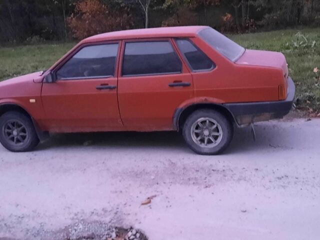 Красный ВАЗ 21099, объемом двигателя 0 л и пробегом 200 тыс. км за 900 $, фото 1 на Automoto.ua