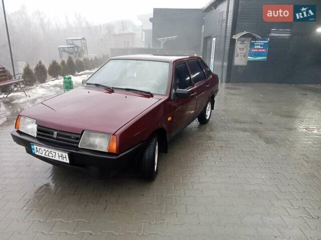 Красный ВАЗ 21099, объемом двигателя 1.6 л и пробегом 79 тыс. км за 2500 $, фото 1 на Automoto.ua
