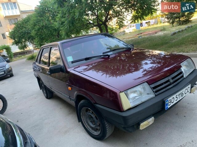 Красный ВАЗ 21099, объемом двигателя 1.6 л и пробегом 150 тыс. км за 1500 $, фото 1 на Automoto.ua