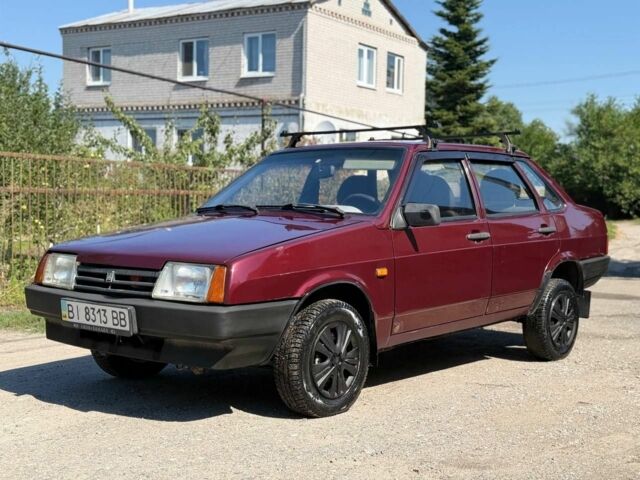 Красный ВАЗ 21099, объемом двигателя 1.6 л и пробегом 190 тыс. км за 1505 $, фото 1 на Automoto.ua