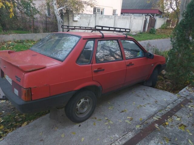 Красный ВАЗ 21099, объемом двигателя 1.5 л и пробегом 90 тыс. км за 716 $, фото 1 на Automoto.ua