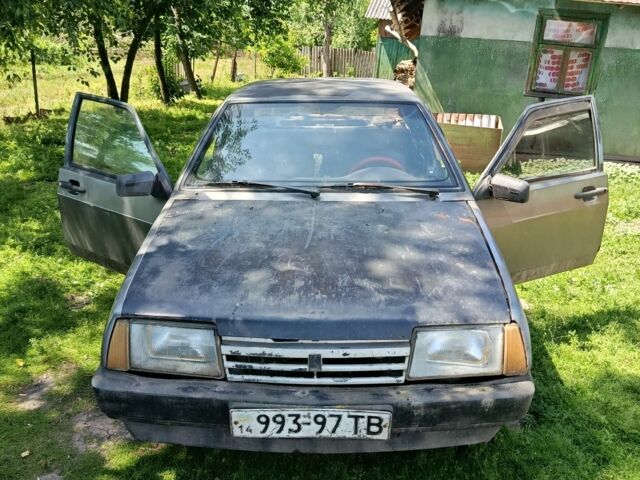 Серый ВАЗ 21099, объемом двигателя 1 л и пробегом 18 тыс. км за 372 $, фото 1 на Automoto.ua