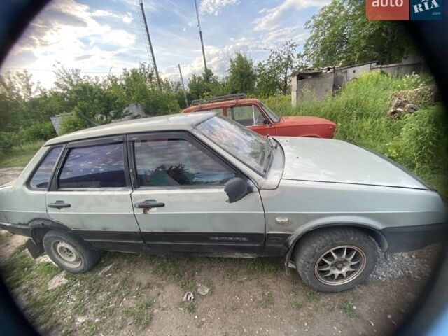 Серый ВАЗ 21099, объемом двигателя 1.5 л и пробегом 99 тыс. км за 568 $, фото 1 на Automoto.ua