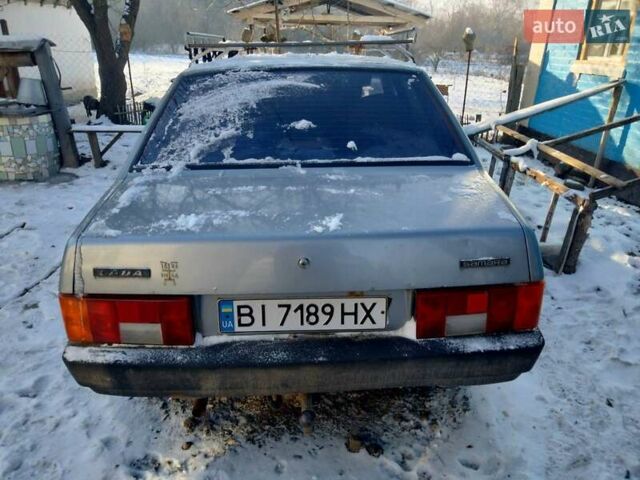 Сірий ВАЗ 21099, об'ємом двигуна 1.5 л та пробігом 200 тис. км за 650 $, фото 1 на Automoto.ua