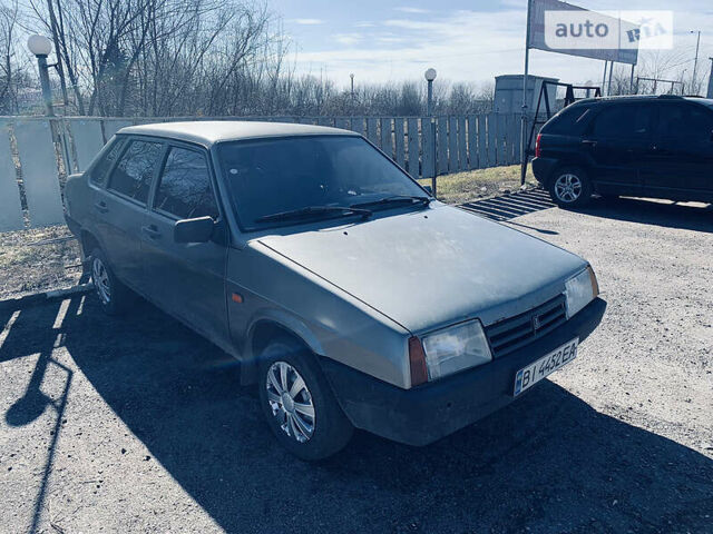Сірий ВАЗ 21099, об'ємом двигуна 1.5 л та пробігом 190 тис. км за 1450 $, фото 1 на Automoto.ua