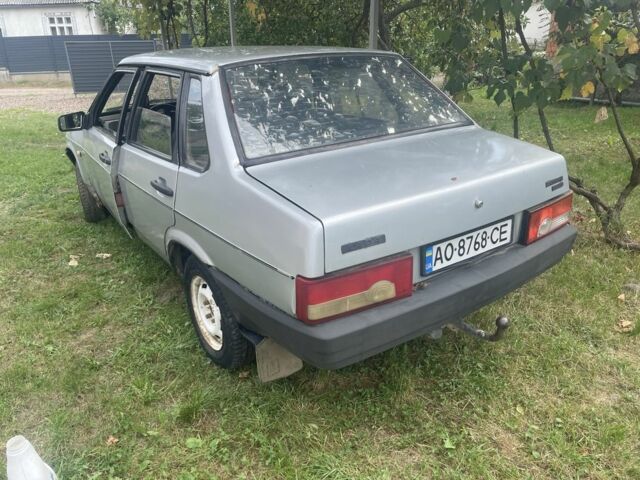 Серый ВАЗ 21099, объемом двигателя 1.5 л и пробегом 33 тыс. км за 500 $, фото 1 на Automoto.ua