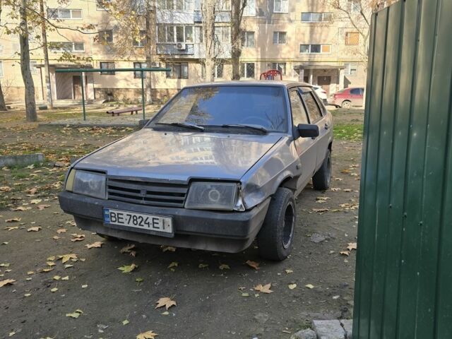 Серый ВАЗ 21099, объемом двигателя 1.6 л и пробегом 230 тыс. км за 550 $, фото 1 на Automoto.ua