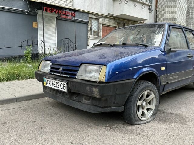 Синий ВАЗ 21099, объемом двигателя 1.5 л и пробегом 25 тыс. км за 500 $, фото 1 на Automoto.ua