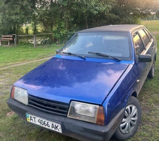 Синий ВАЗ 21099, объемом двигателя 1.3 л и пробегом 2 тыс. км за 480 $, фото 1 на Automoto.ua