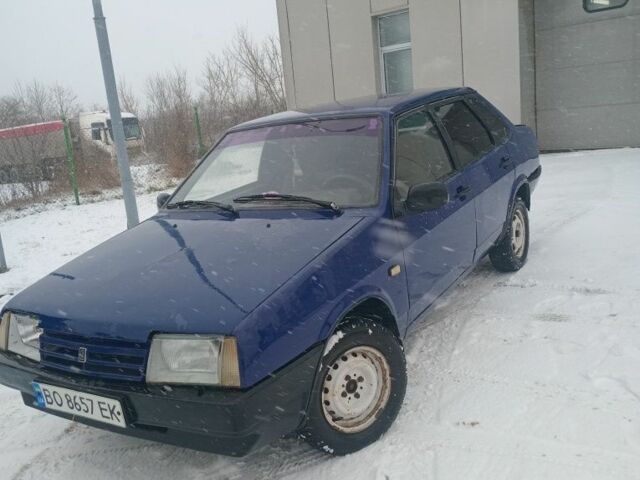 Синий ВАЗ 21099, объемом двигателя 1.5 л и пробегом 134 тыс. км за 800 $, фото 1 на Automoto.ua