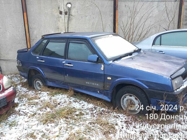 Синий ВАЗ 21099, объемом двигателя 1.5 л и пробегом 1000 тыс. км за 394 $, фото 1 на Automoto.ua