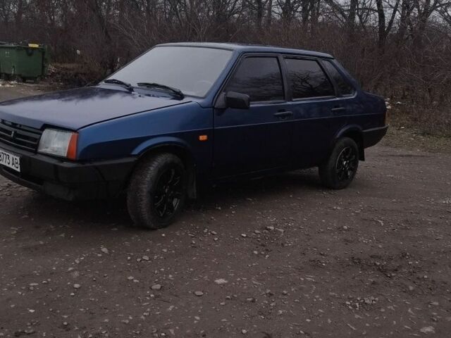 Синій ВАЗ 21099, об'ємом двигуна 1.5 л та пробігом 123 тис. км за 830 $, фото 1 на Automoto.ua