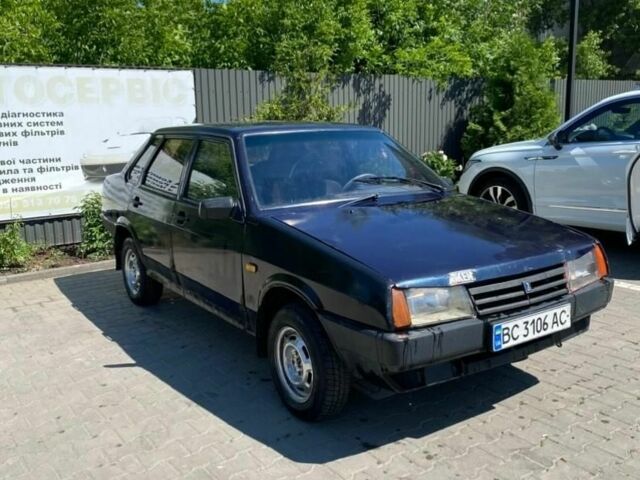 Синий ВАЗ 21099, объемом двигателя 1.6 л и пробегом 1000 тыс. км за 750 $, фото 1 на Automoto.ua