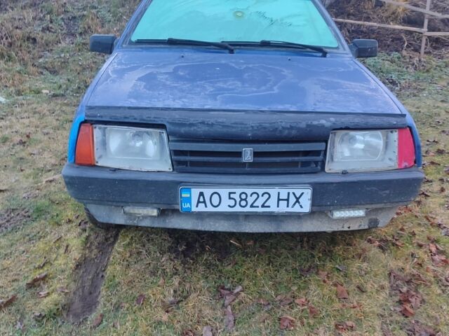 Синий ВАЗ 21099, объемом двигателя 1.5 л и пробегом 2 тыс. км за 600 $, фото 1 на Automoto.ua
