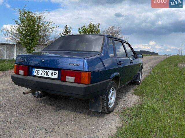 Синий ВАЗ 21099, объемом двигателя 1.6 л и пробегом 74 тыс. км за 3800 $, фото 1 на Automoto.ua