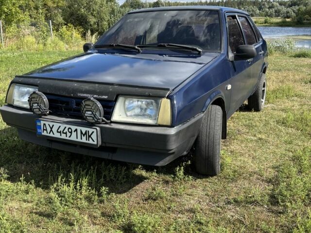 Синий ВАЗ 21099, объемом двигателя 1.6 л и пробегом 156 тыс. км за 1850 $, фото 1 на Automoto.ua