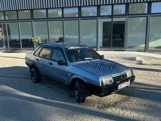 Синий ВАЗ 21099, объемом двигателя 1.5 л и пробегом 50 тыс. км за 670 $, фото 1 на Automoto.ua
