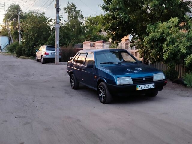 Синий ВАЗ 21099, объемом двигателя 1.5 л и пробегом 123 тыс. км за 1122 $, фото 1 на Automoto.ua