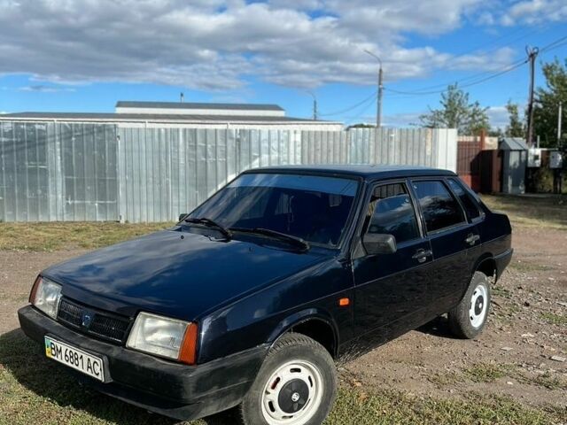 Синий ВАЗ 21099, объемом двигателя 1.5 л и пробегом 120 тыс. км за 958 $, фото 1 на Automoto.ua
