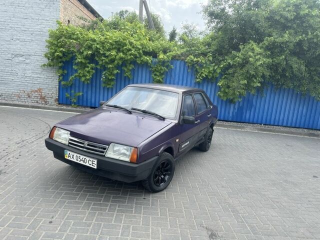 Синий ВАЗ 21099, объемом двигателя 1.5 л и пробегом 100 тыс. км за 750 $, фото 1 на Automoto.ua