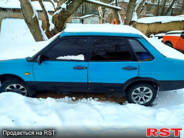Синий ВАЗ 21099, объемом двигателя 1.5 л и пробегом 0 тыс. км за 1300 $, фото 1 на Automoto.ua