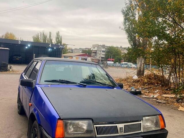 Синий ВАЗ 21099, объемом двигателя 15 л и пробегом 0 тыс. км за 800 $, фото 1 на Automoto.ua