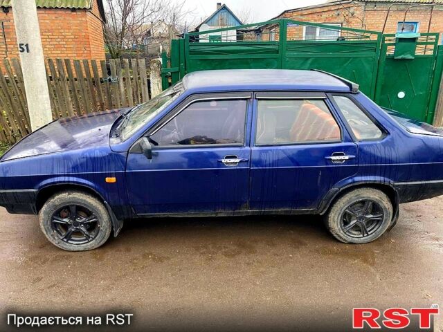 Синий ВАЗ 21099, объемом двигателя 1.5 л и пробегом 235 тыс. км за 750 $, фото 1 на Automoto.ua