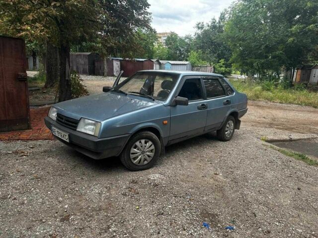 Синий ВАЗ 21099, объемом двигателя 1.3 л и пробегом 350 тыс. км за 1229 $, фото 1 на Automoto.ua