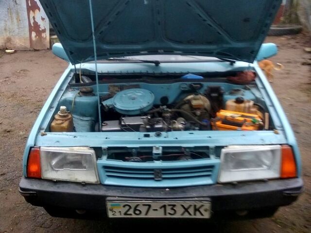 Синий ВАЗ 21099, объемом двигателя 1.5 л и пробегом 96 тыс. км за 950 $, фото 1 на Automoto.ua
