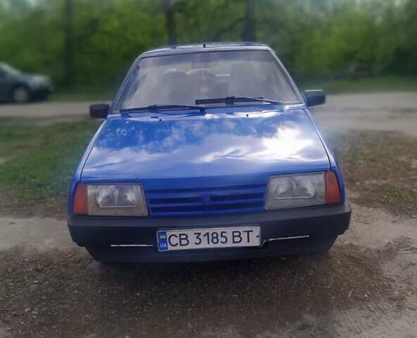 Синий ВАЗ 21099, объемом двигателя 1.5 л и пробегом 209 тыс. км за 1200 $, фото 1 на Automoto.ua