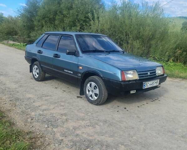Синий ВАЗ 21099, объемом двигателя 1.5 л и пробегом 285 тыс. км за 1100 $, фото 1 на Automoto.ua