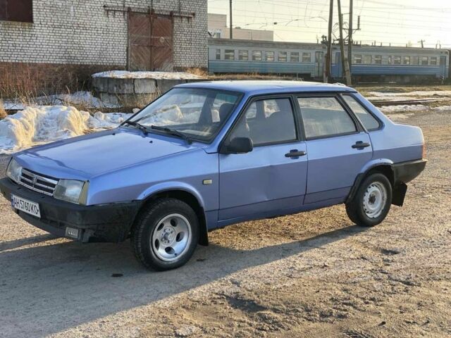 Синий ВАЗ 21099, объемом двигателя 1.5 л и пробегом 1 тыс. км за 750 $, фото 1 на Automoto.ua