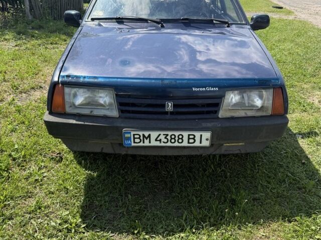 Синій ВАЗ 21099, об'ємом двигуна 1.5 л та пробігом 130 тис. км за 1000 $, фото 1 на Automoto.ua