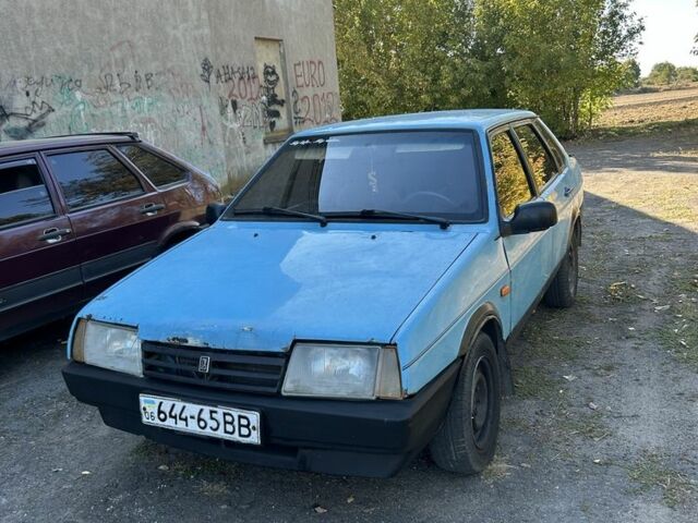 Синій ВАЗ 21099, об'ємом двигуна 1.5 л та пробігом 100 тис. км за 653 $, фото 1 на Automoto.ua