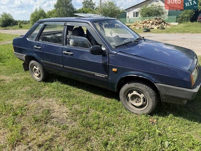 Синій ВАЗ 21099, об'ємом двигуна 1.5 л та пробігом 130 тис. км за 1000 $, фото 1 на Automoto.ua