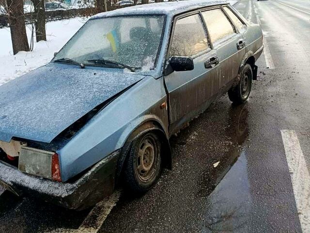 Синій ВАЗ 21099, об'ємом двигуна 1.5 л та пробігом 123 тис. км за 290 $, фото 1 на Automoto.ua