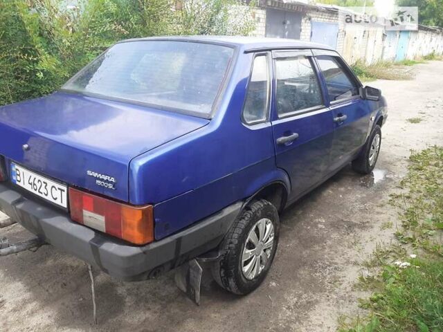 Синий ВАЗ 21099, объемом двигателя 1.5 л и пробегом 200 тыс. км за 1400 $, фото 1 на Automoto.ua