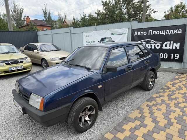 Синий ВАЗ 21099, объемом двигателя 1.5 л и пробегом 200 тыс. км за 680 $, фото 1 на Automoto.ua