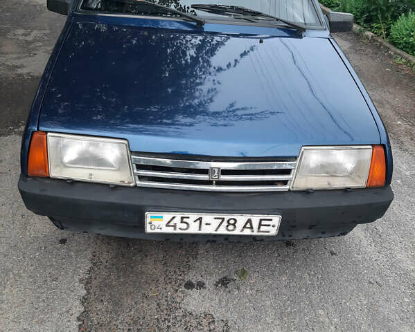 Синій ВАЗ 21099, об'ємом двигуна 1.5 л та пробігом 65 тис. км за 1800 $, фото 1 на Automoto.ua